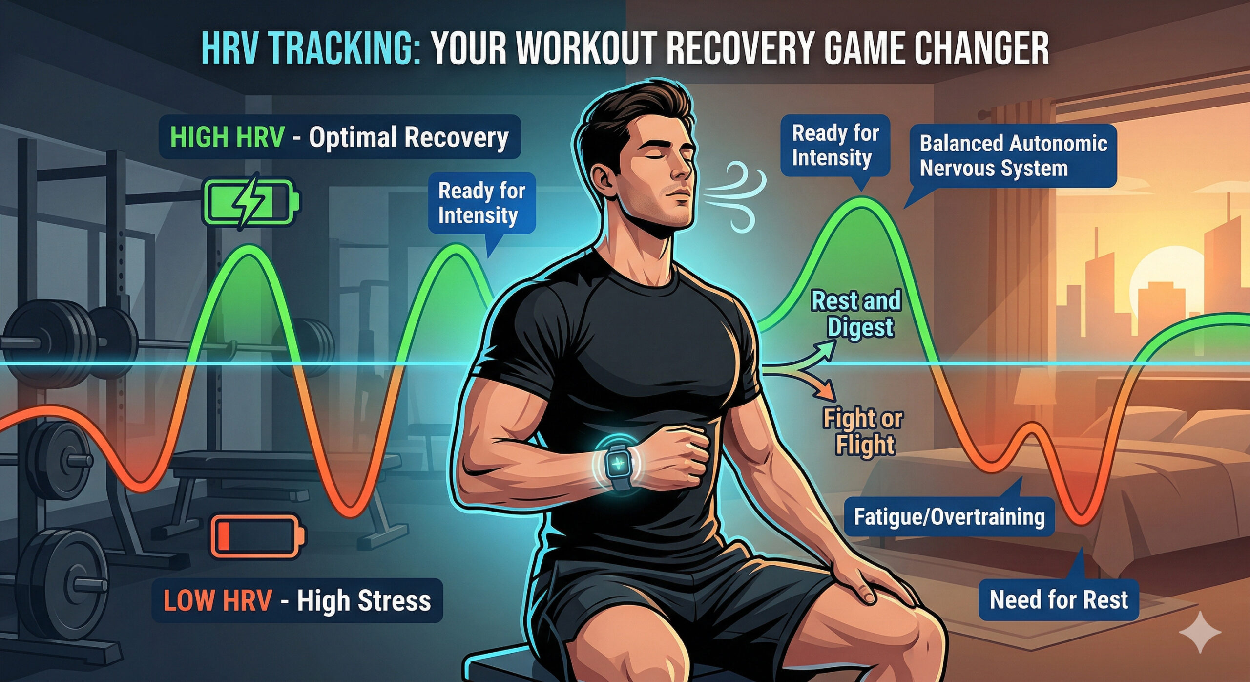 HRV workout fitness tracker